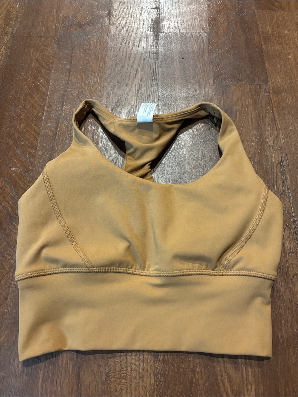 Women's 90 Degree By Reflex Mustard Yellow Sports Bra EXCELLENT condition XS
